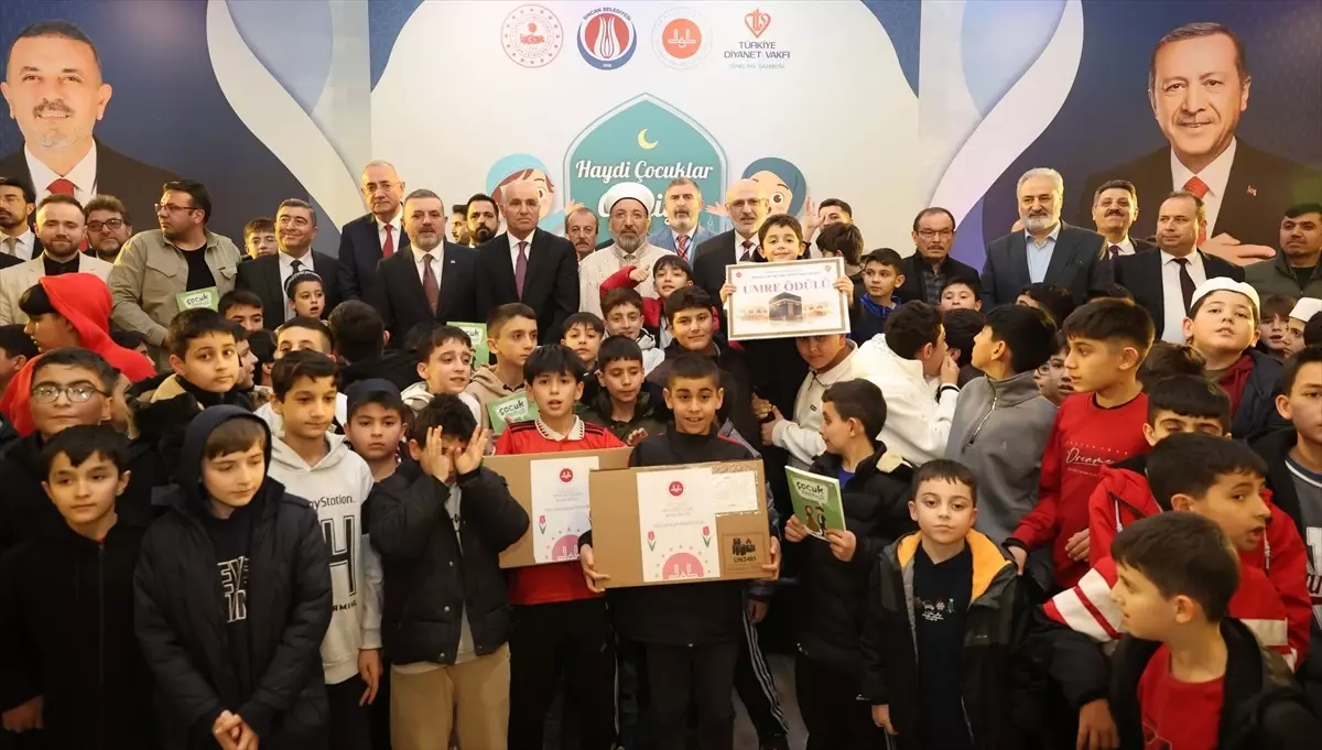 Çocuklar Camiye Programı Ödül Töreni