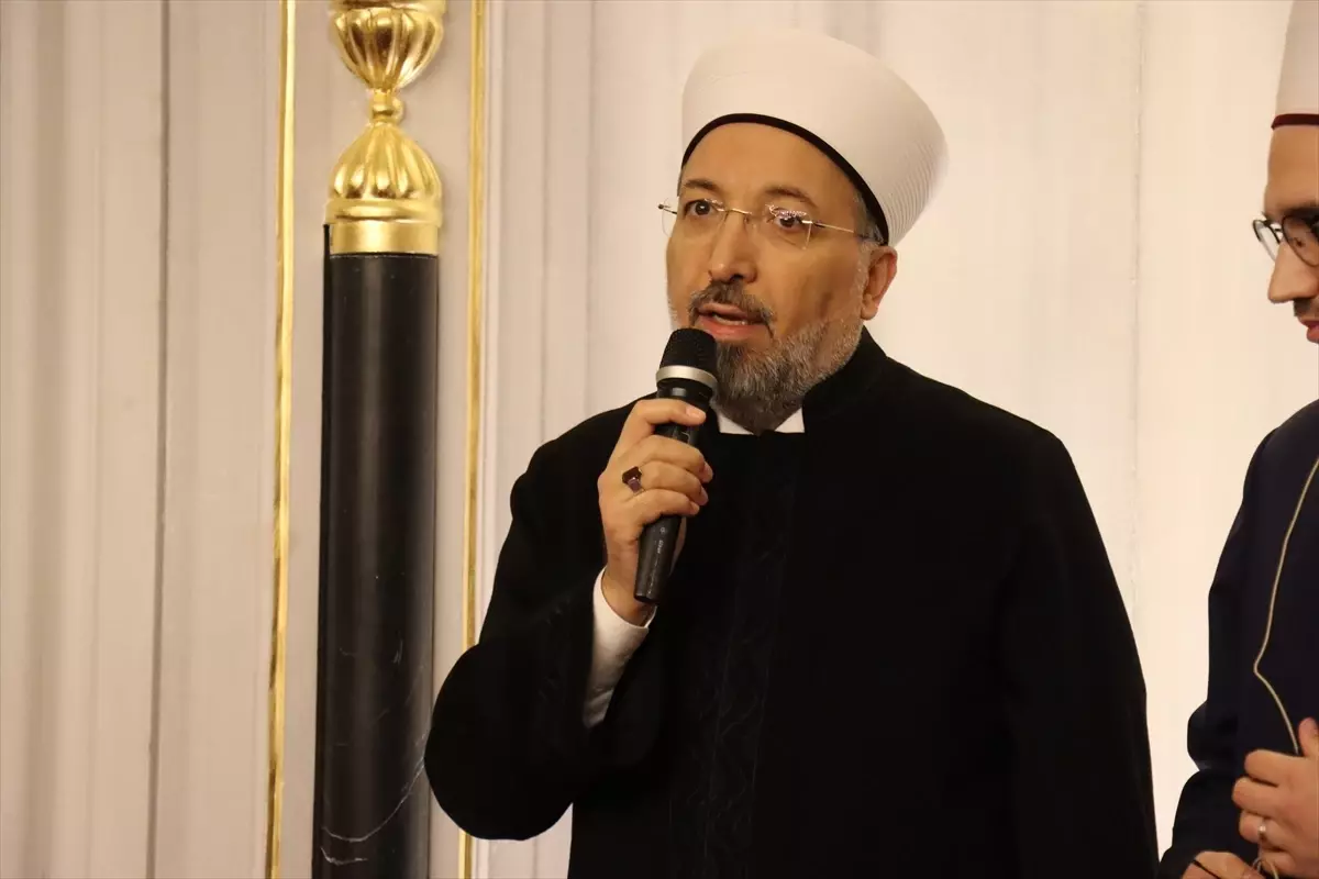 Diyanet İşleri Başkanı Arpaguş, Üsküp\'te TDV\'nin yaptırdığı camide hitap etti Açıklaması