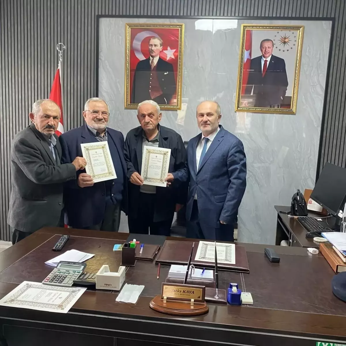 TDV Suluova Şubesi\'ne Teşekkür Belgeleri