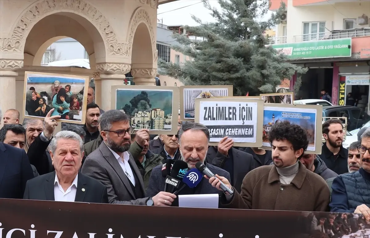 Diyarbakır ve Mardin\'de İran\'a Saldırılara Protesto