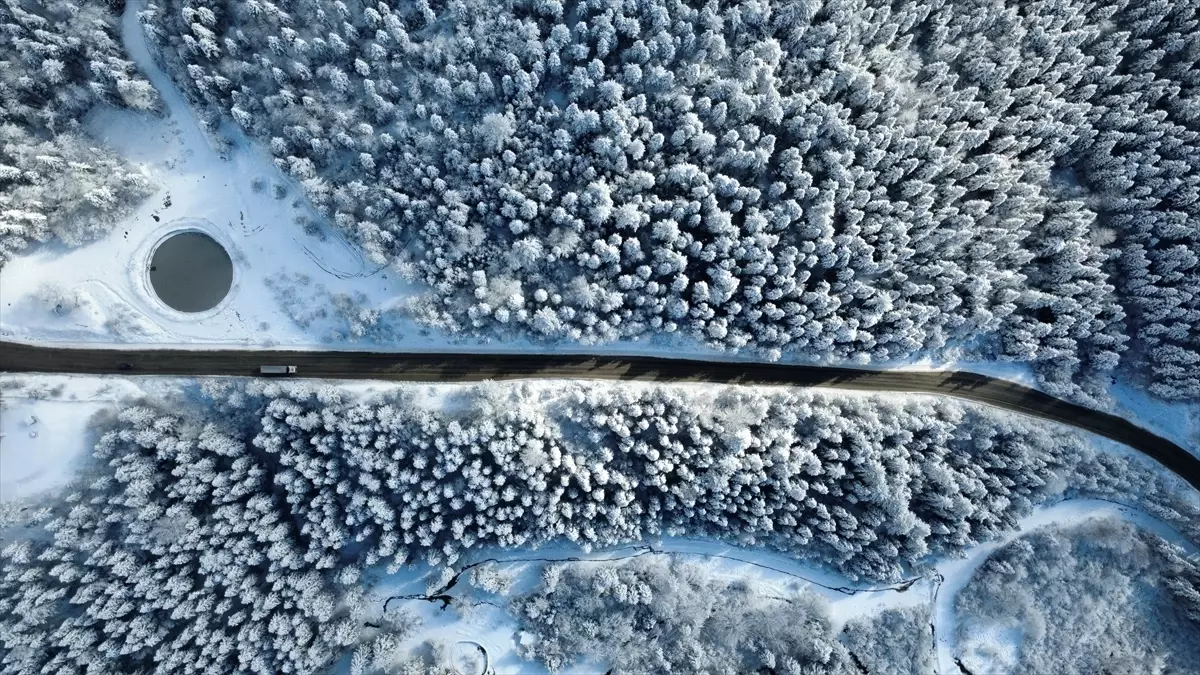 Kar Yağışı Yüksek Kesimleri Beyaz Örtüyle Kapladı