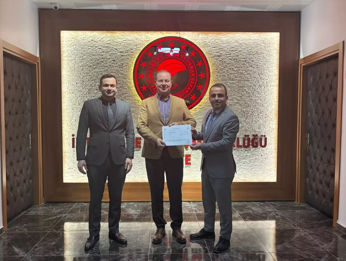 Edirne\'de Hastalıktan Ari Sertifika Verildi