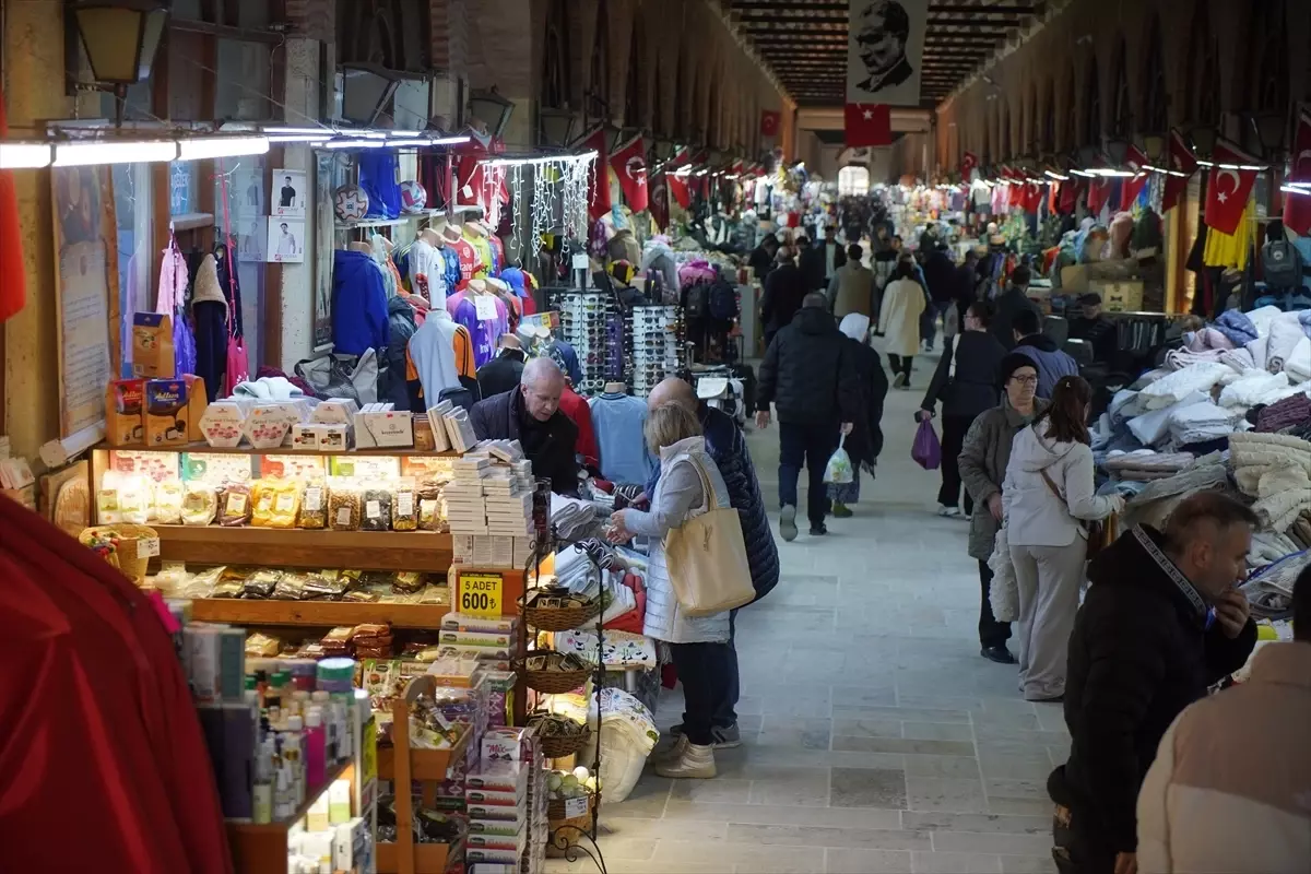 Edirne\'de Bayram Alışverişi Yoğunluğu