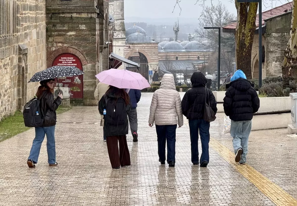Edirne ve Kırklareli\'nde Sağanak Yağış