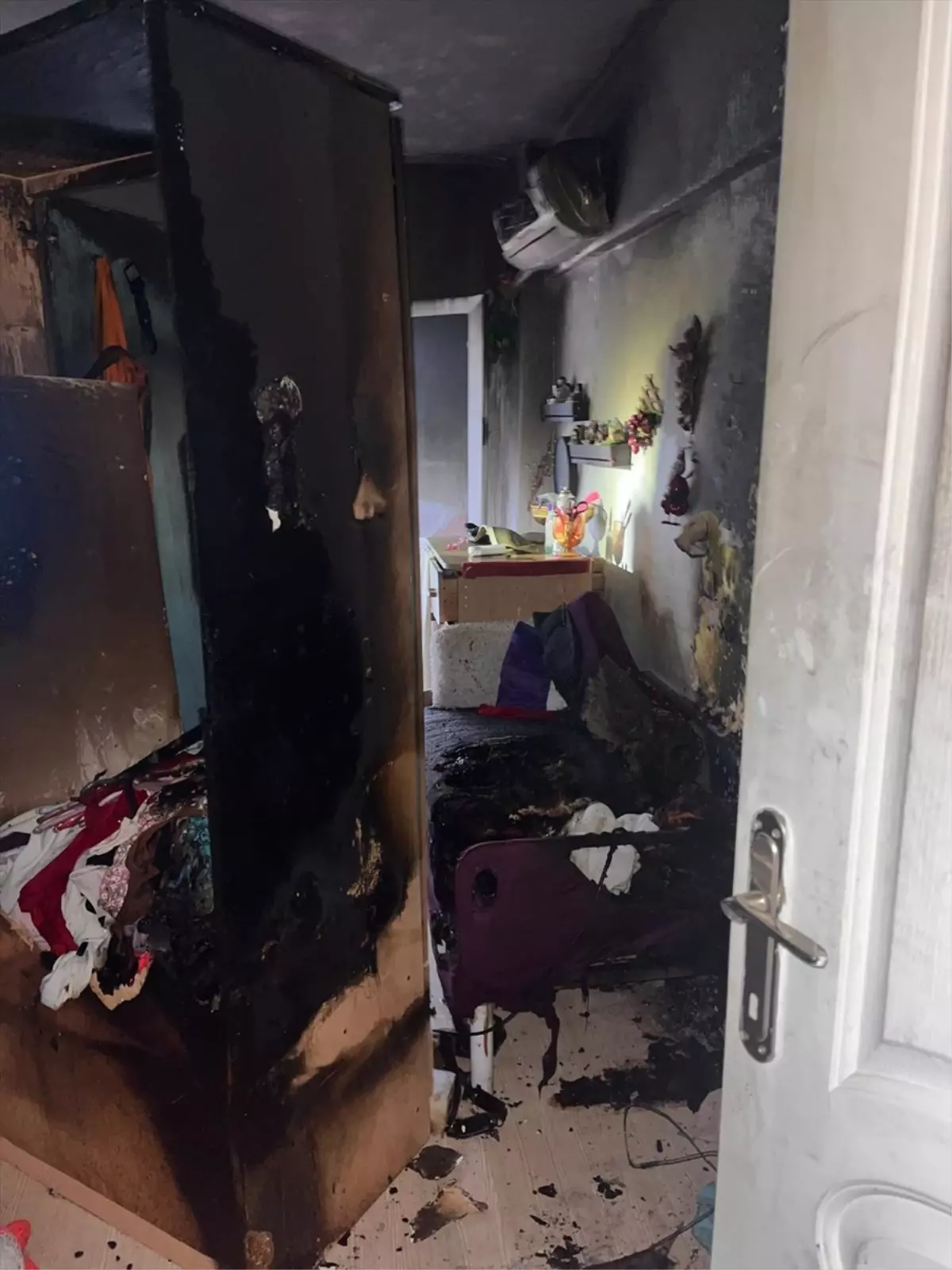 Erdek\'te Apartman Yangını