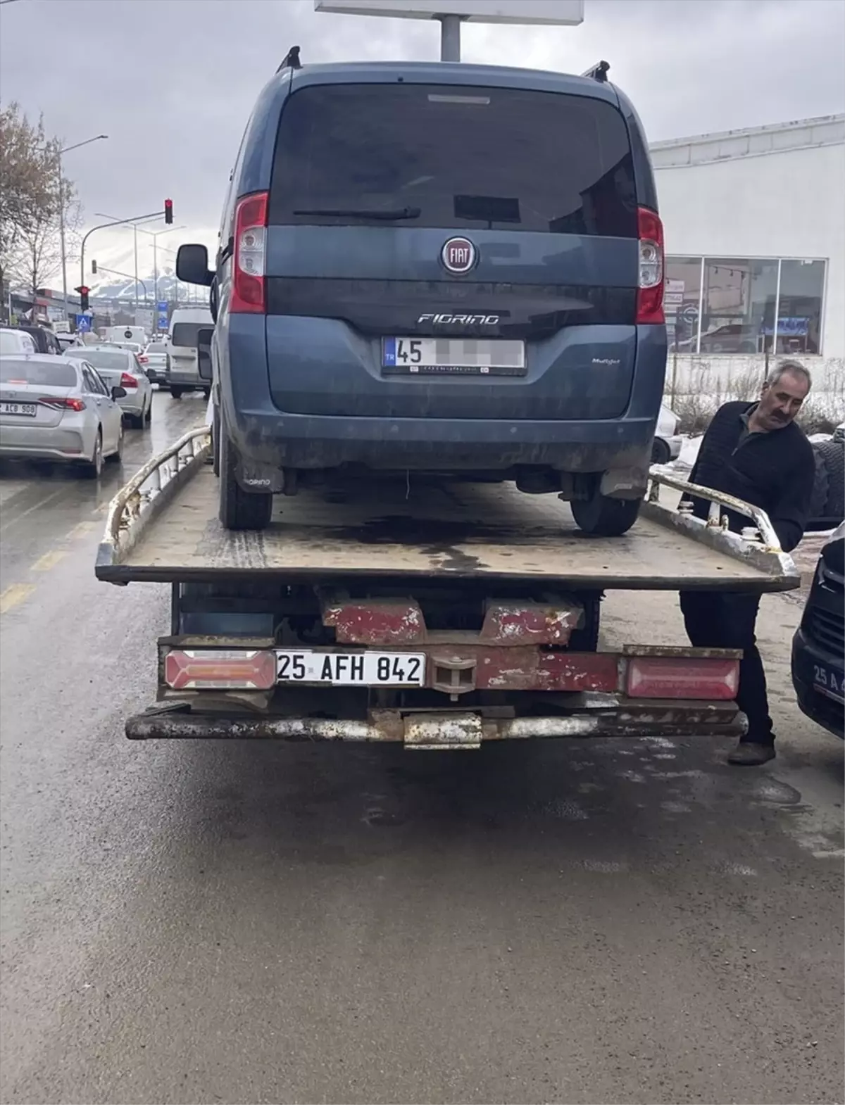 Erzurum\'da Kaçan Sürücüye 200 Bin Lira Ceza