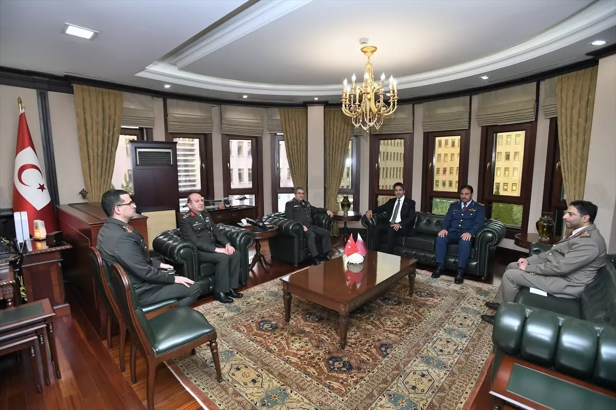Genelkurmay Başkanı Orgeneral Bayraktaroğlu, Katar heyetini ağırladı