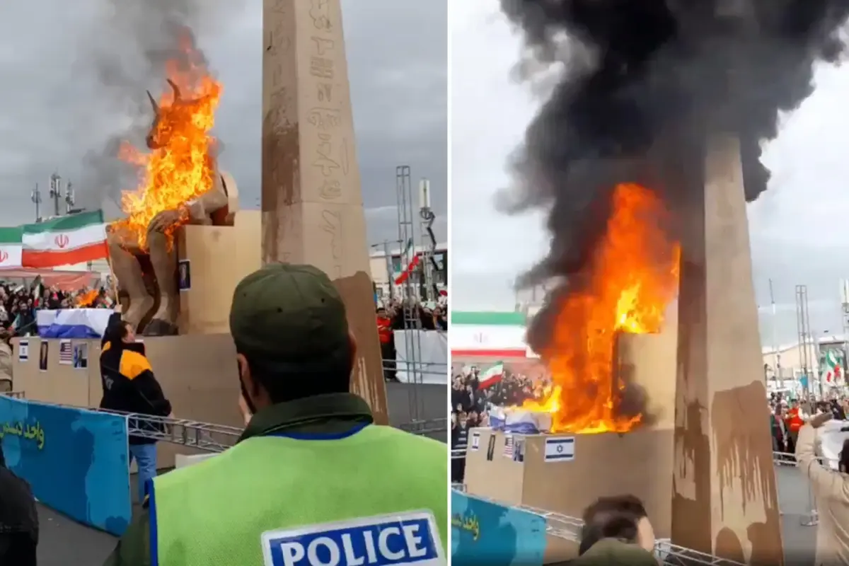 Komşu ülkede kaydedilen görüntü dünya gündemine bomba gibi düştü