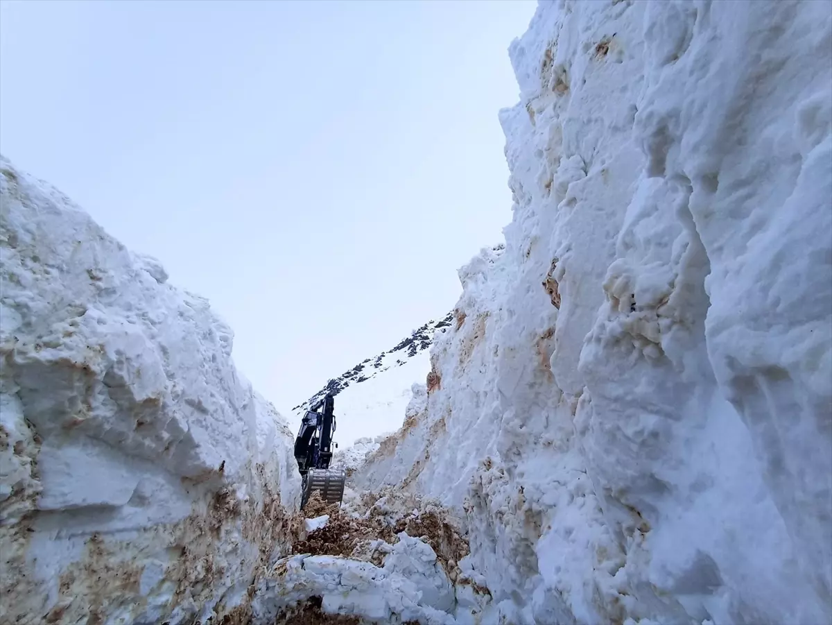 Hakkari\'de Kar Yağışı Ulaşımı Etkiledi