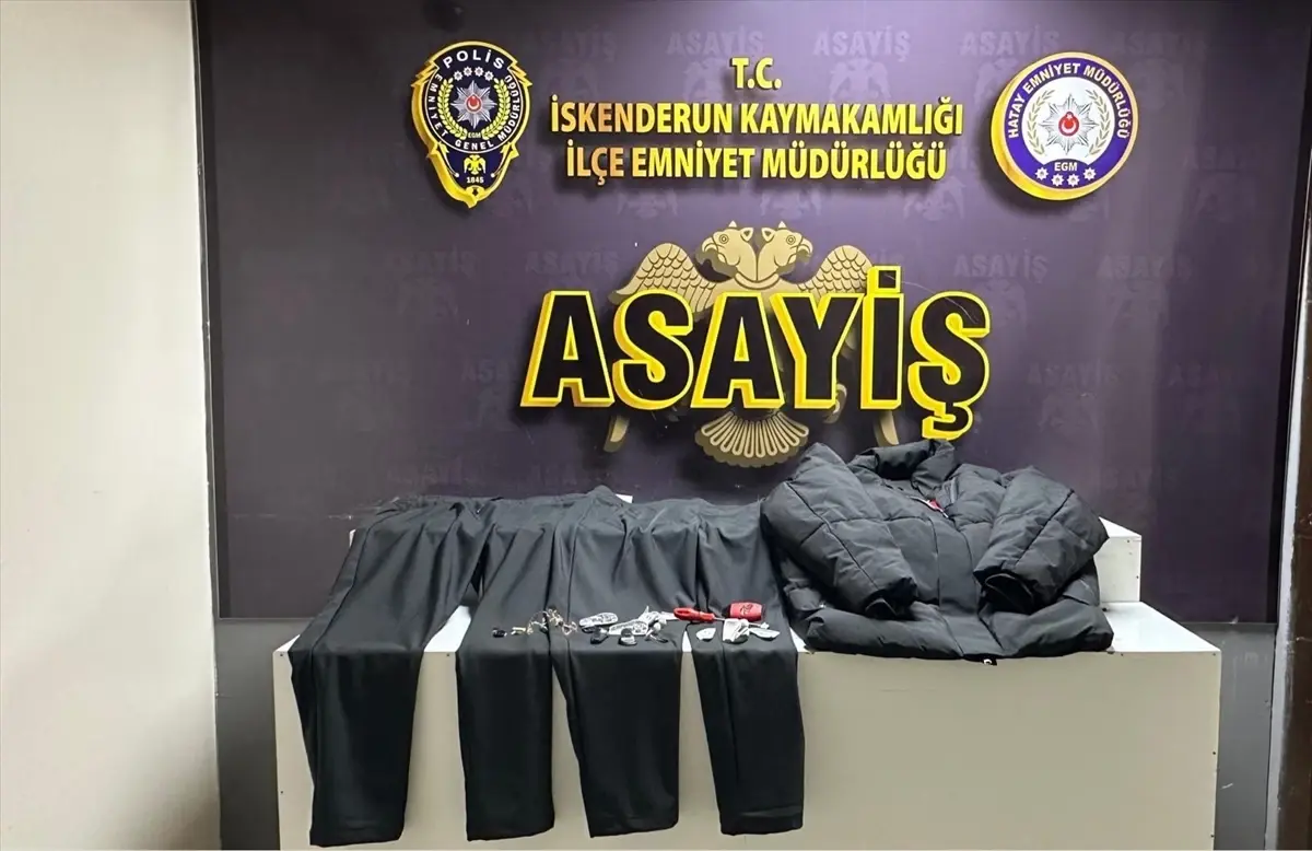 İskenderun\'da Hırsızlık Şüphelisi Tutuklandı