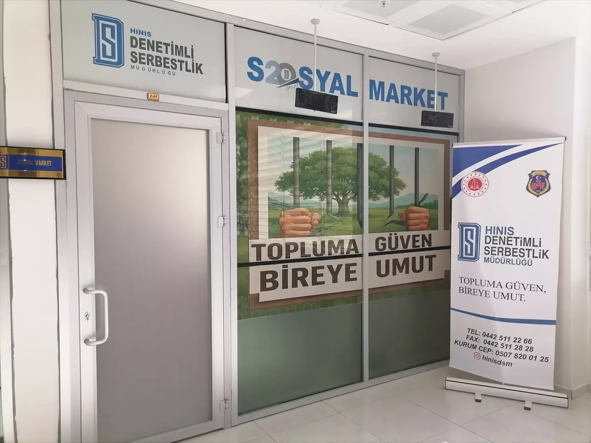 Hınıs\'ta Sosyal Market Açıldı