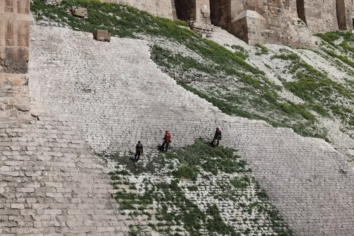 İHH\'dan Halep Kalesi\'nde Temizlik Çalışması