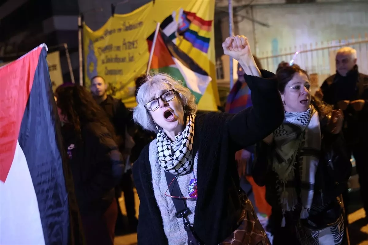 Atina\'da İsrail\'e Eurovision Protestosu