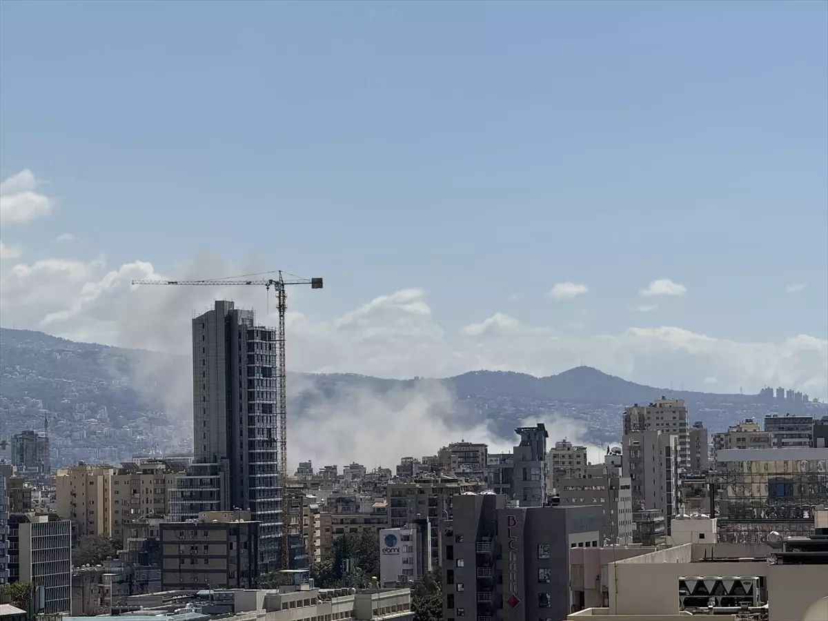 İsrail\'den Beyrut\'a Hava Saldırısı