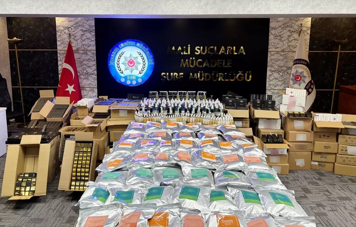 İstanbul\'da Sahte İlaç ve Kozmetik Operasyonu