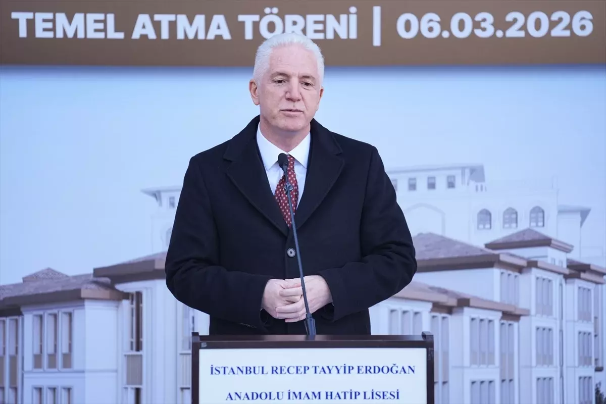 İstanbul Recep Tayyip Erdoğan Anadolu İmam Hatip Lisesi Öğrenci Yurdu\'nun temeli atıldı