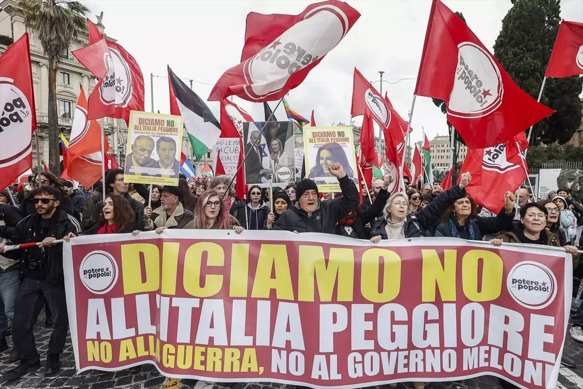Roma\'da İslam ve Yargı Reformu Protestosu