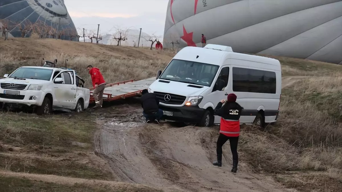 Kapadokya\'da Sıcak Hava Balonları Denetlendi