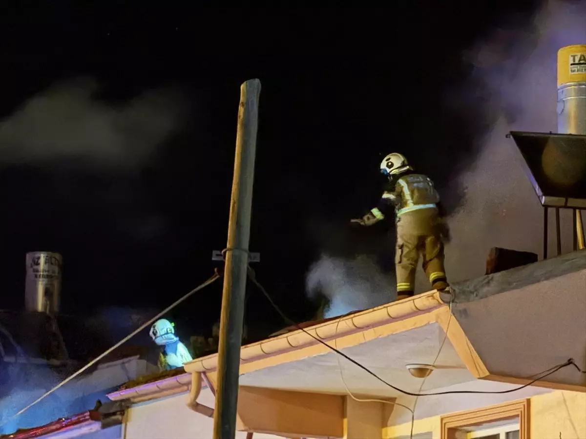 Karaman\'da Ev Yangını