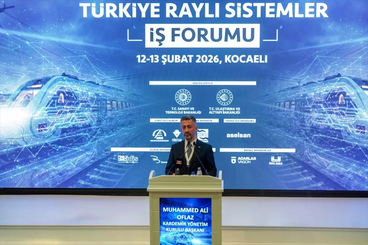 KARDEMİR Yönetim Kurulu Başkanı Oflaz, Türkiye Raylı Sistemler İş Forumu\'na katıldı
