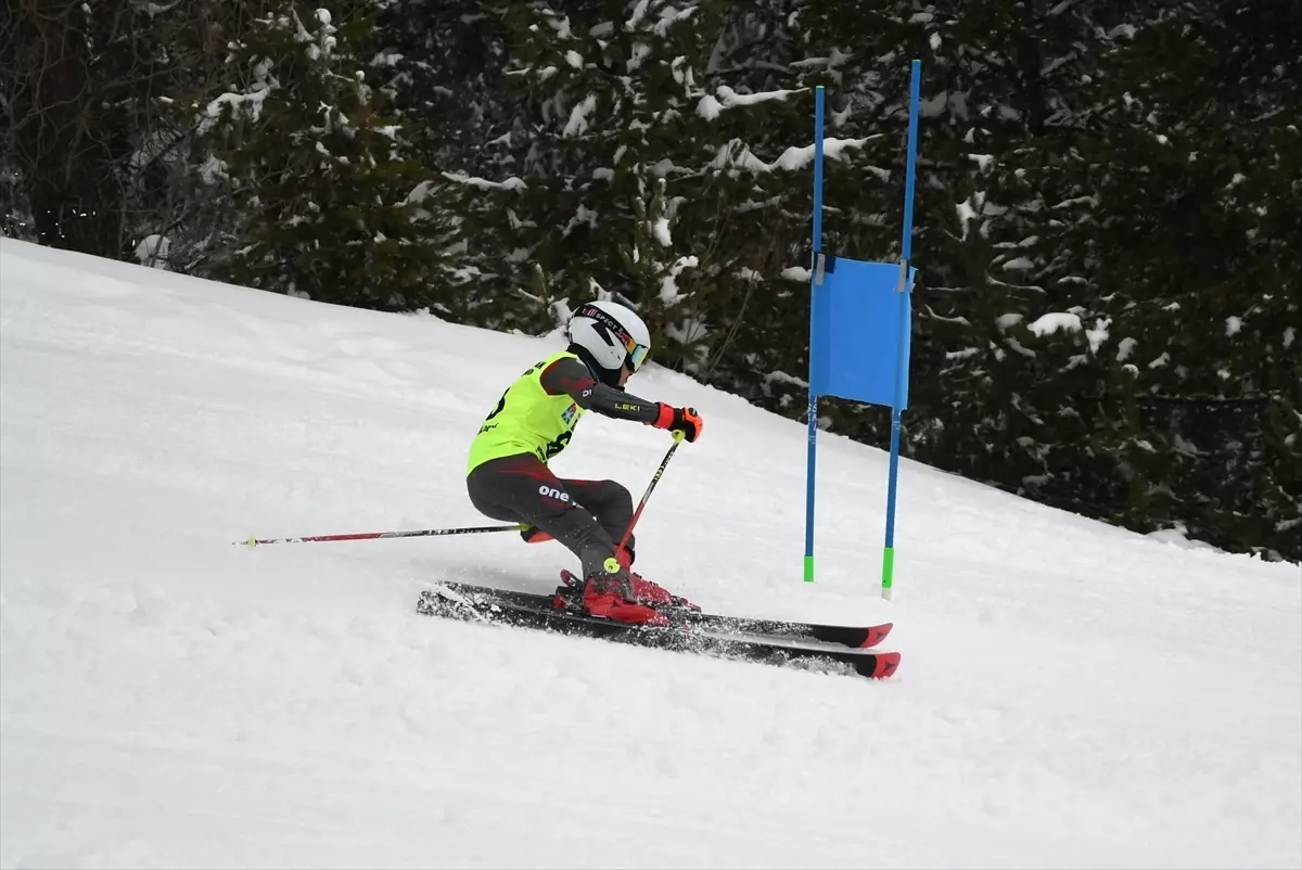 Sarıkamış\'ta Kayak Şampiyonası Düzenlendi