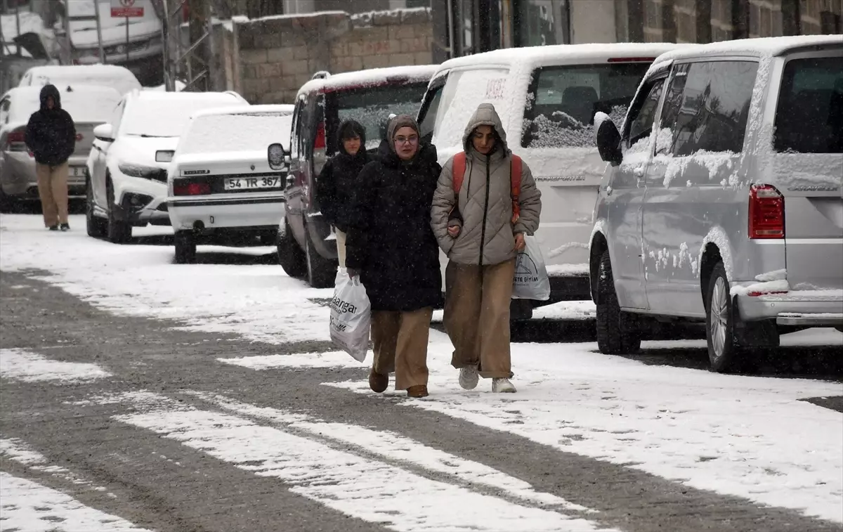 Kars ve Ardahan\'da Kar Yağışı Etkili Oldu