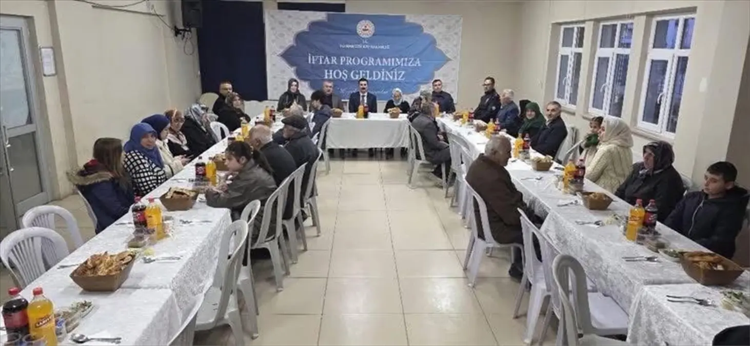 Kaymakam Arslan ve Belediye Başkanı Demir, şehit aileleri ve gazilerle iftar yaptı