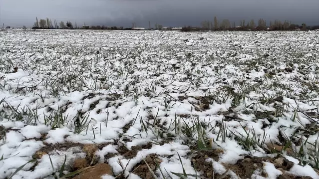 Kayseri Pınarbaşı’nda Kar Yağışı