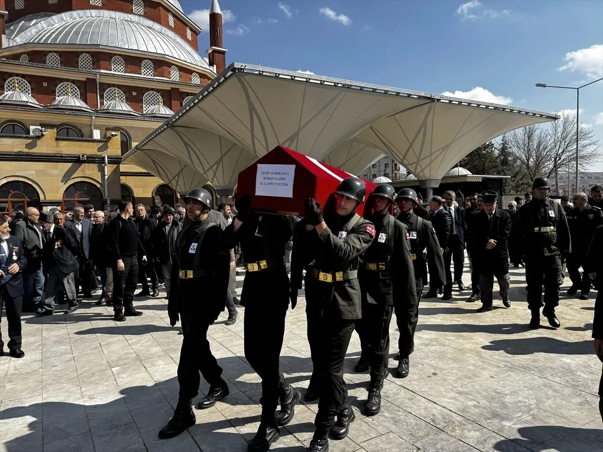 Kıbrıs Gazisi Şerif Harmancı Son Yolculuğuna Uğurlandı