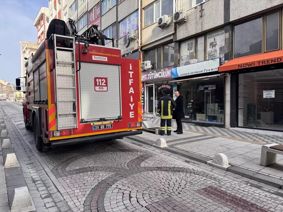 Kırklareli\'nde Elektrik Panosunda Yangın