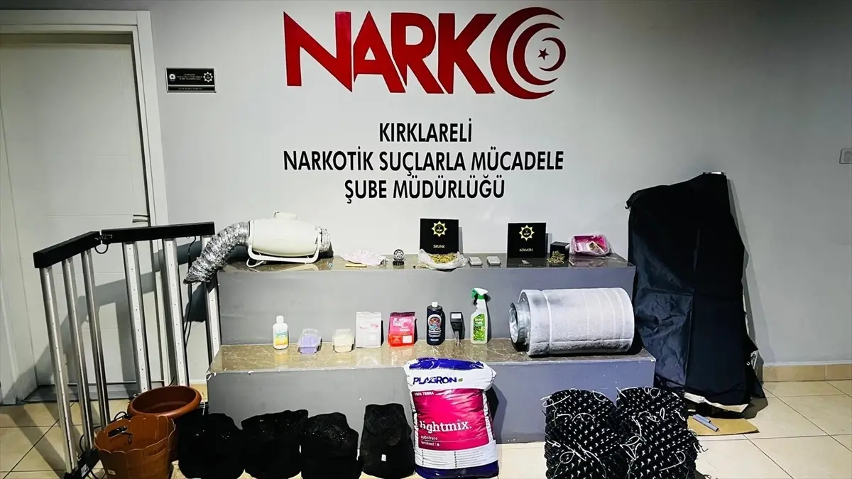 Kırklareli\'nde Uyuşturucu Operasyonu