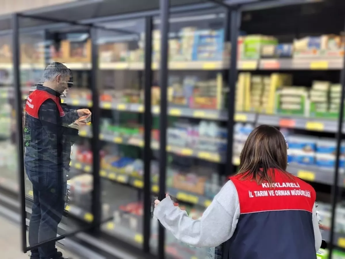 Pınarhisar\'da Zincir Market Denetimi