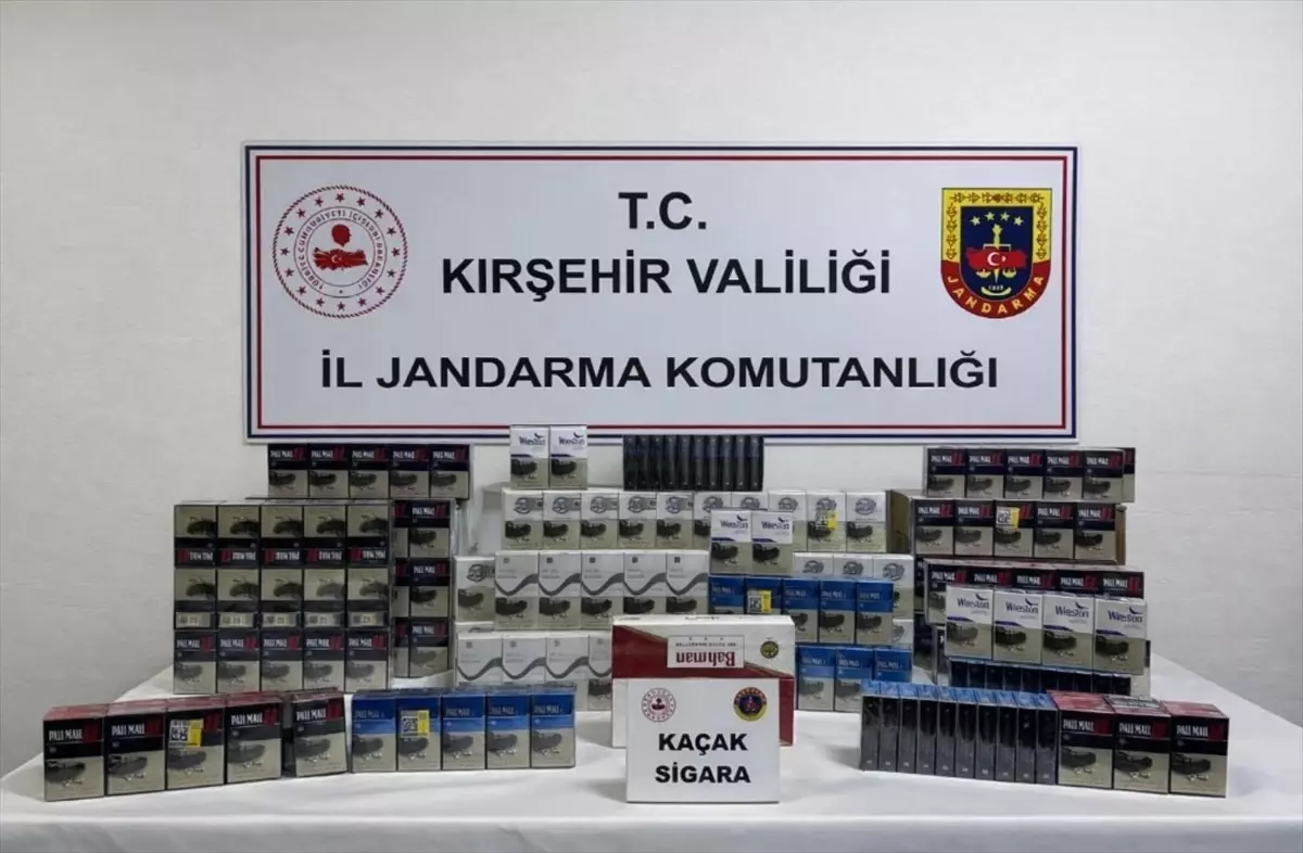 Kırşehir\'de Otobüste 528 Paket Kaçak Sigara Ele Geçirildi