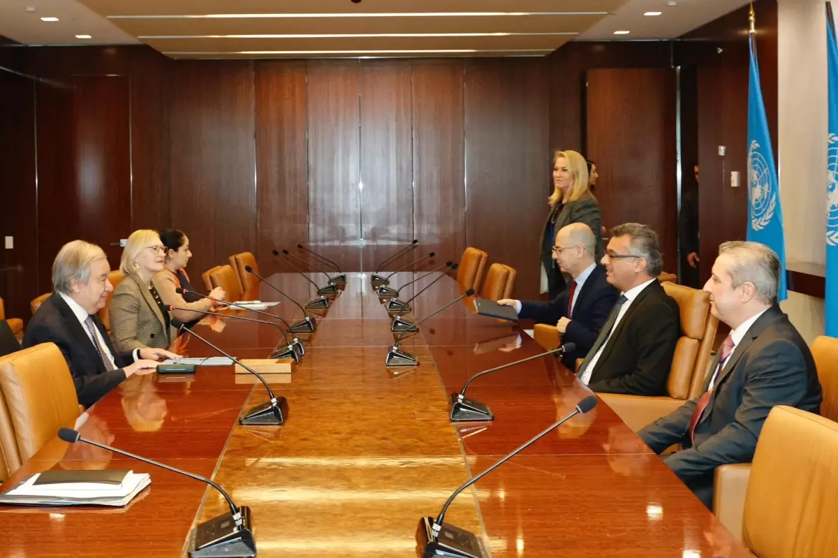 Erhürman, Guterres ile Görüştü