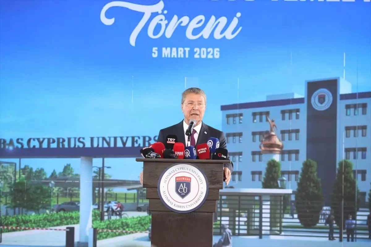 KKTC\'de Altınbaş Üniversitesi Kampüsü Temel Atma Töreni