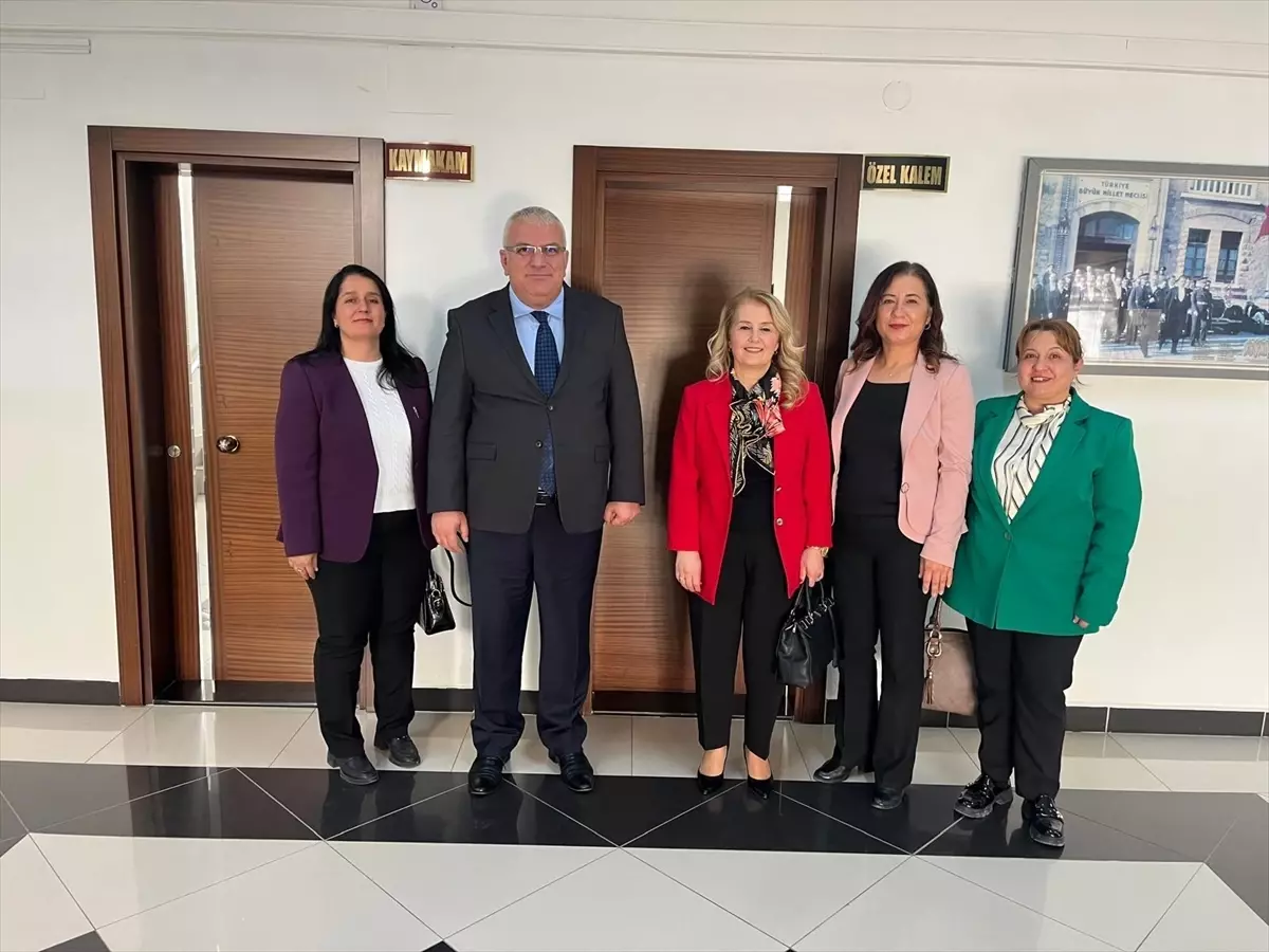 Prof. Dr. Fatoş Belgin Yıldırım\'dan Kaymakam Güneş\'e Ziyaret