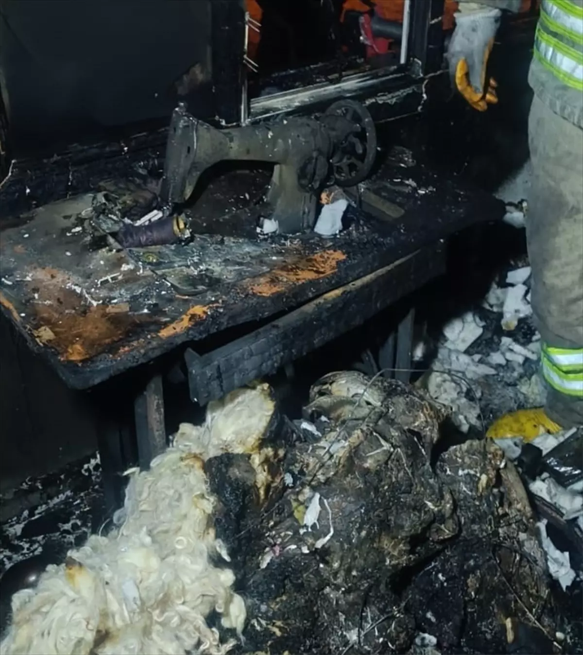 Kızıltepe\'de Ev Yangını