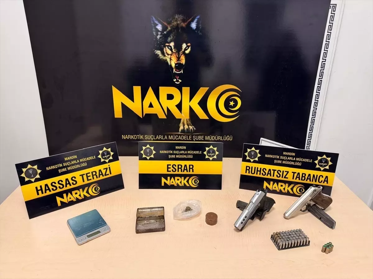Mardin\'de Uyuşturucu Operasyonu: 2 Gözaltı