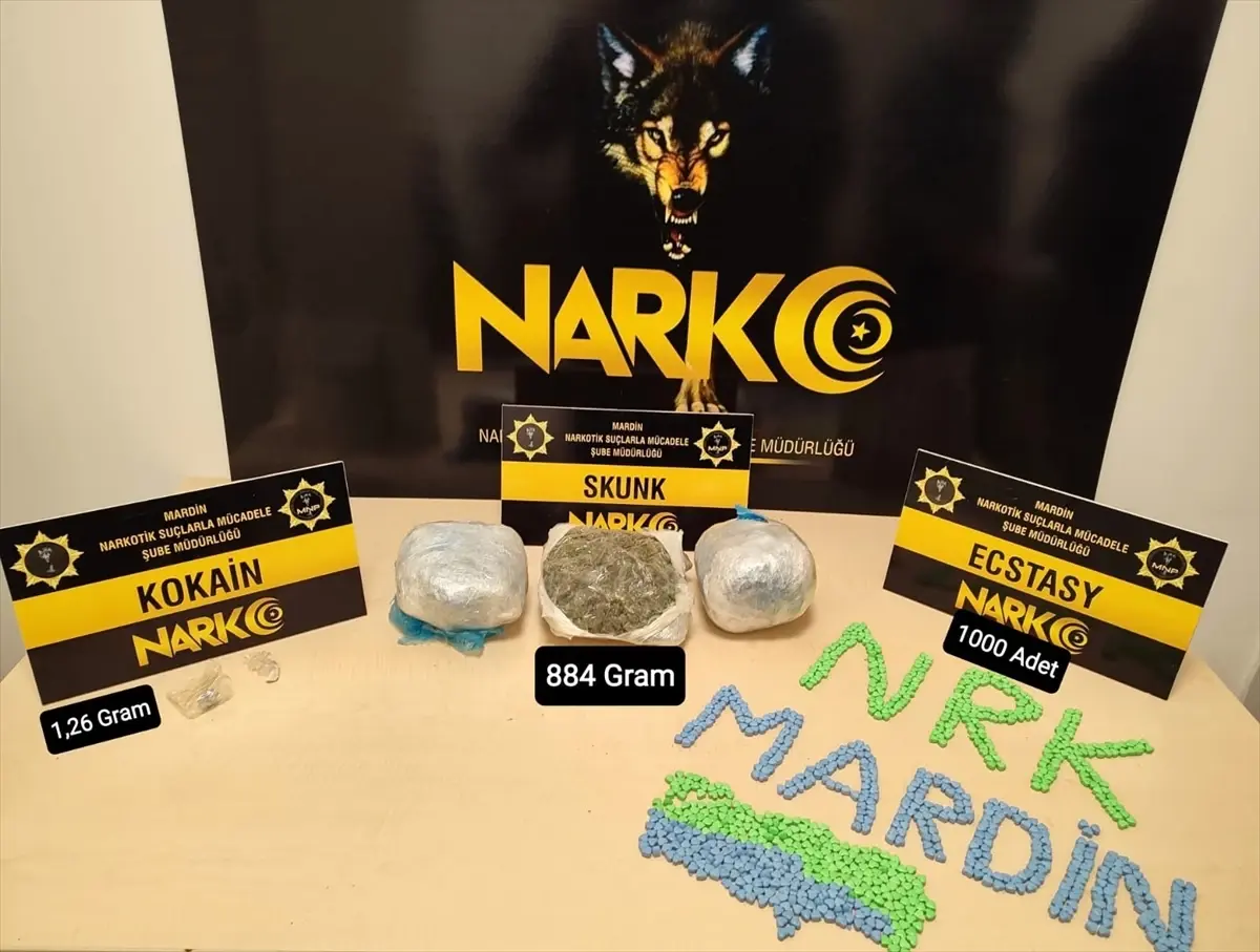 Mardin\'de Uyuşturucu Operasyonu: 4 Gözaltı