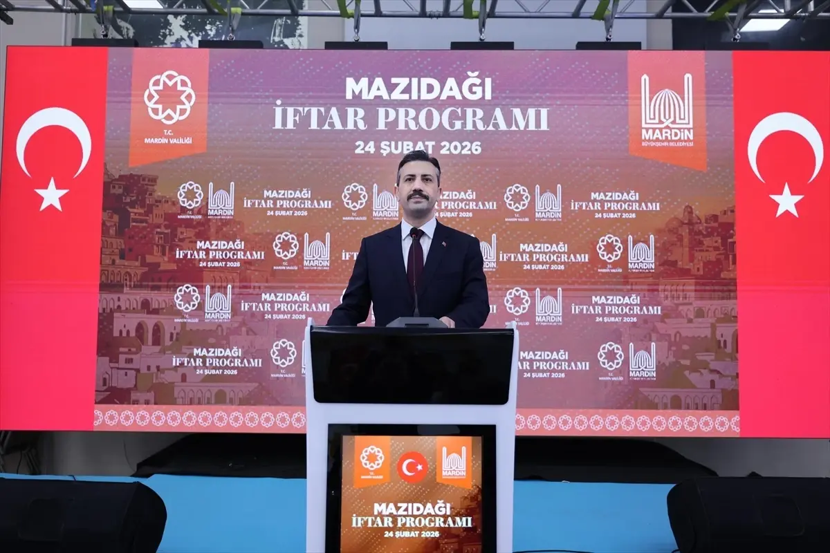 Mardin Valisi Akkoyun Mazıdağı\'nda iftar programına katıldı