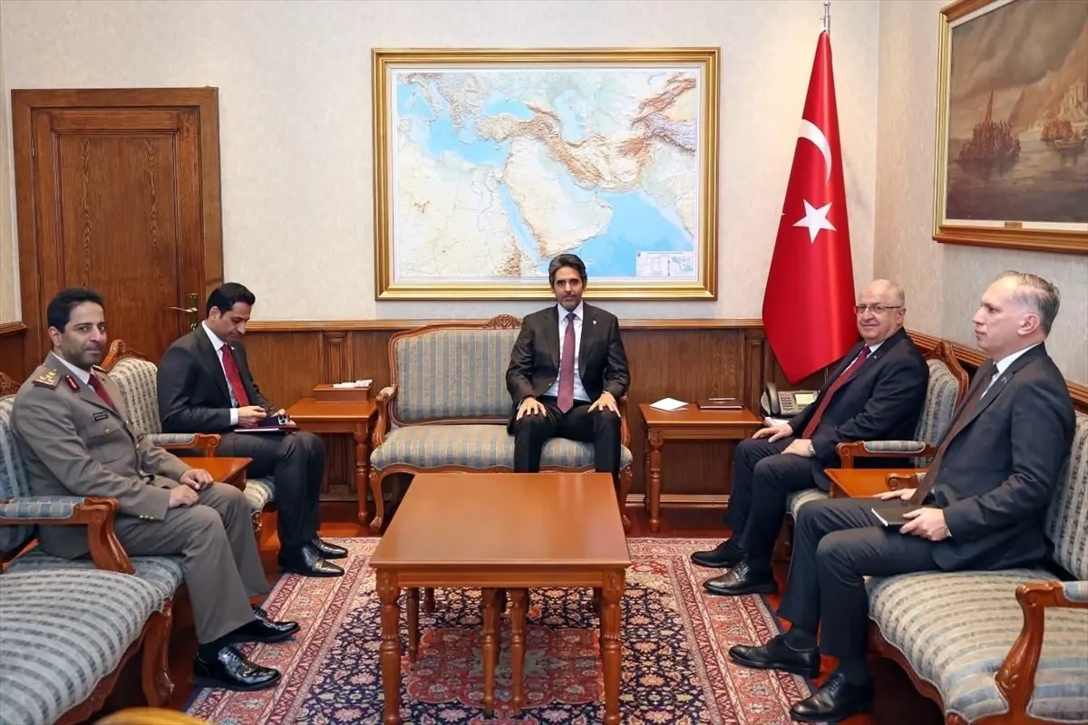 Bakan Güler, Katar Büyükelçisi\'ni kabul etti