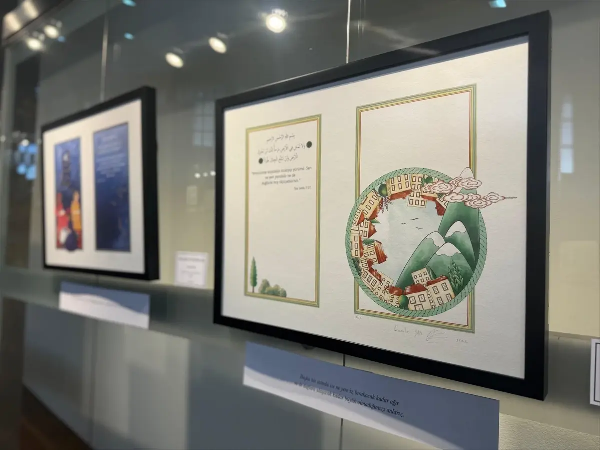 Minik Kalplere Yolculuk Sergisi Açıldı