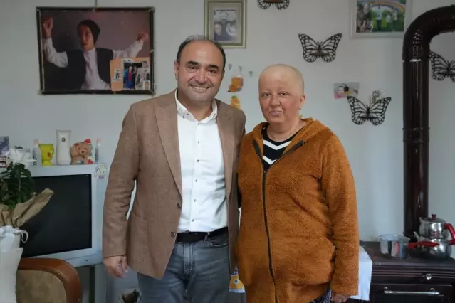 Başkan Akdenizli’den Kanser Hastasına Moral Ziyareti