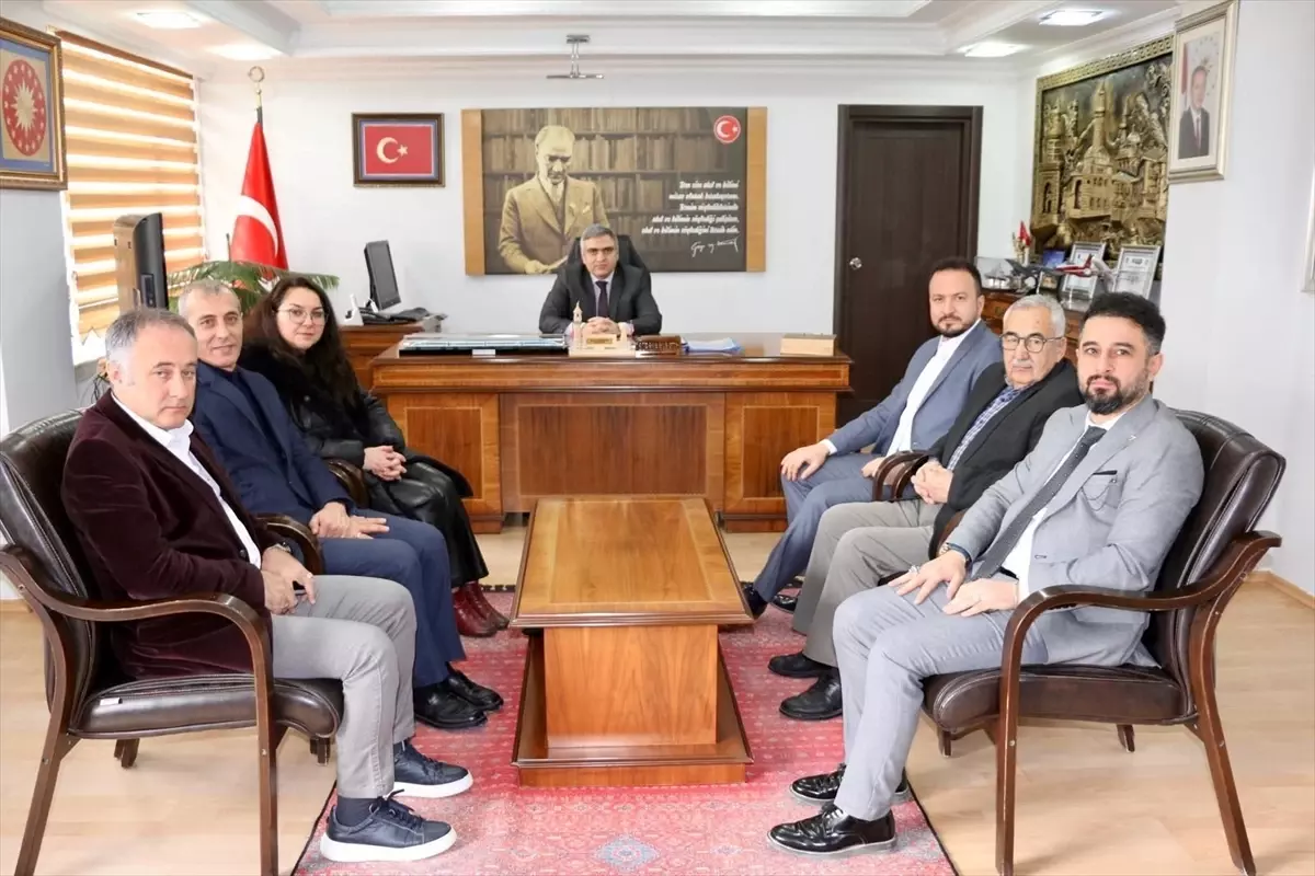 Mali Müşavirler\'den Kaymakam\'a Ziyaret