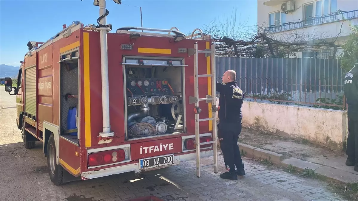 Nazilli\'de Müstakil Evde Yangın