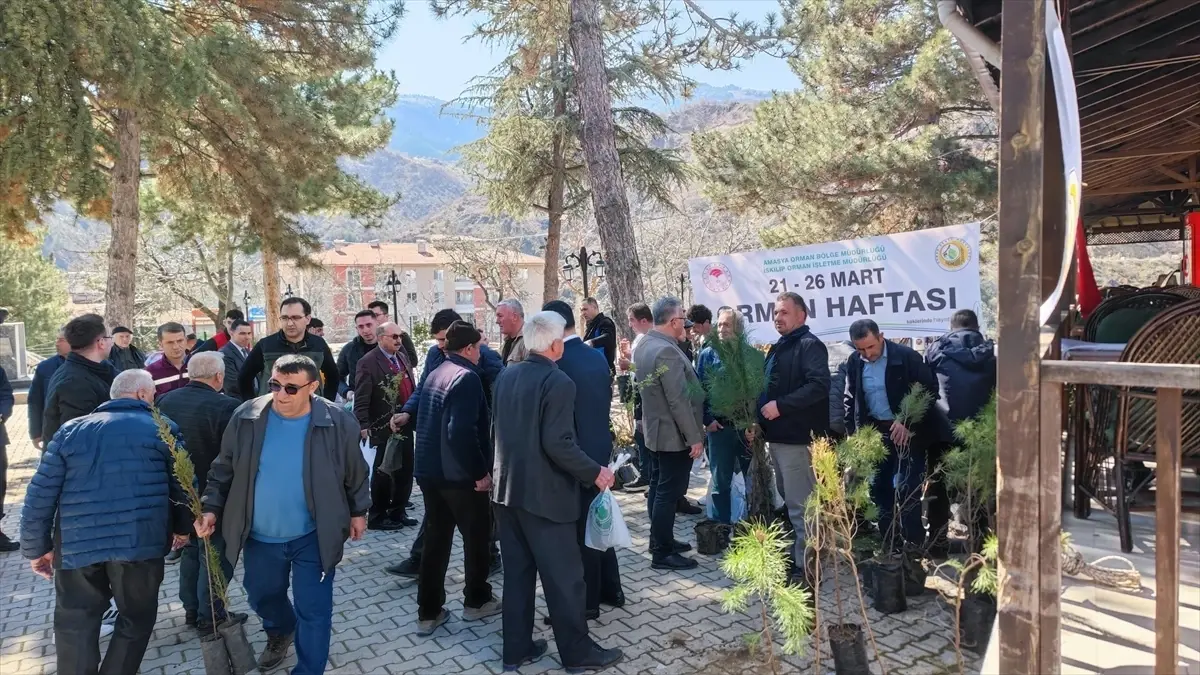 Oğuzlar\'da Fidan Dağıtım Etkinliği