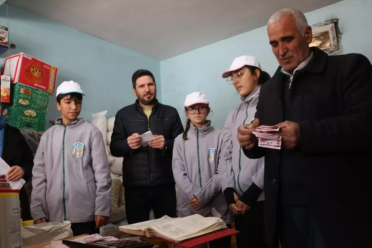 Okulda projeye dönüştürülen Osmanlı geleneğiyle veresiye borçları kapatılıyor