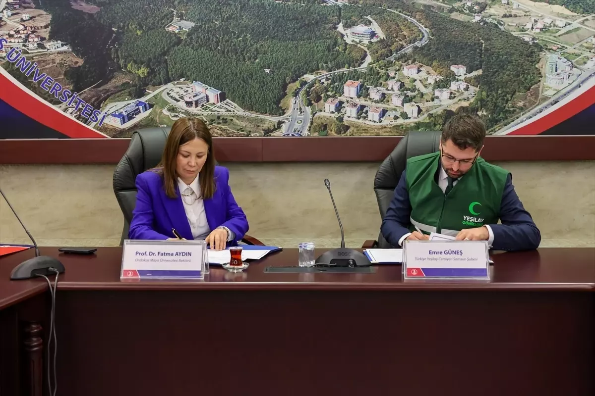 OMÜ ve Yeşilay\'dan İş Birliği Protokolü