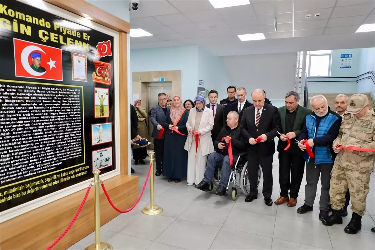 Ordulu şehit Bilgin Çelenk\'in ismi okulda yaşatılacak