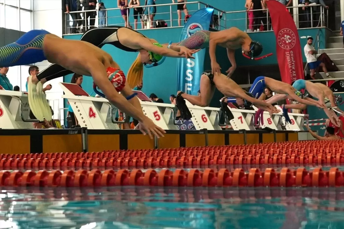 Sakarya\'da Paletli Yüzme Şampiyonası Tamamlandı